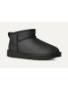 UGG Leren enkelboots "Classic Ultra Mini" zwart