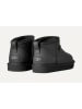 UGG Leren enkelboots "Classic Ultra Mini" zwart