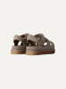 UGG Leder-Sandalen "Goldenstar Strap" in Lila