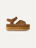 UGG Leren haksandalen "Aubrey" lichtbruin