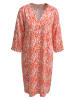 Smith & Soul Kleid in Orange/ Creme