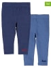 Levi's Kids Legginsy (2 pary) w kolorze niebieskim