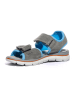 Primigi Leder-Sandalen in Grau/ Blau