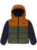 Levi's Kids Winterjas donkerblauw/kaki/lichtbruin