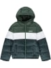 Levi's Kids Kurtka pikowana w kolorze zielono-białym