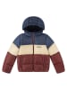 Levi's Kids Doorgestikte jas donkerrood/donkerblauw/beige