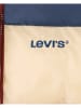 Levi's Kids Kurtka pikowana w kolorze ciemnoczerwono-granatowo-beżowym