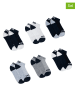Levi's Kids 6-delige set: Sokken zwart/wit