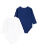 Levi's Kids 2er-Set: Bodys in Weiß/ Blau