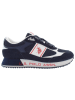 U.S. Polo Assn. Leder-Sneakers in Dunkelblau