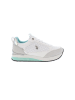 U.S. Polo Assn. Sneakers wit/turquoise