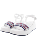 U.S. Polo Assn. Sleehaksandalen wit