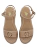 U.S. Polo Assn. Keilsandaletten "Glory" in Hellbraun
