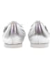 U.S. Polo Assn. Leder-Ballerinas in Silber