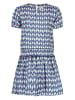 B.Nosy Kleid in Dunkelblau/ Creme/ Rosa