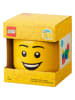 LEGO Aufbewahrungsbox "Happy Boy" in Gelb - (H)72,1 x Ø 24 cm