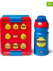 LEGO 2tlg. Lunchset "Iconic" in Rot/ Blau