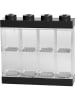 LEGO Figuren-Schaukasten in Schwarz - (B)19,1 x (H)18,4 x (T)4,7 cm