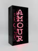 LOCOMOCEAN LED-Leuchtbox ''Amour'' in Pink - (B)19 x (H)38 x (T)10,5 cm