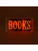 LOCOMOCEAN LED-Leuchtbox ''Books'' in Orange - (B)38 x (H)19 x (T)10,5 cm