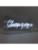 LOCOMOCEAN Lampa LED "Champagne" w kolorze białym - 38 x 19 x 10,5 cm