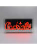 LOCOMOCEAN Lampa LED "Cocktails" w kolorze czerwonym - 38 x 19 x 10,5 cm