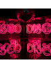 LOCOMOCEAN Led-lichtbox ''Disco'' roze - (B)38 x (H)19 x (D)10,5 cm