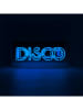 LOCOMOCEAN Led-lichtbox ''Disco'' blauw - (B)38 x (H)19 x (D)10,5 cm