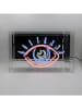 LOCOMOCEAN Led-lichtbox ''Eye'' blauw/roze - (B)38 x (H)19 x (D)10,5 cm