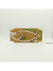LOCOMOCEAN Led-lichtbox ''Fish'' groen/wit - (B)38 x (H)19 x (D)10,5 cm