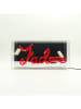LOCOMOCEAN LED-Leuchtbox ''J'adore'' in Rot - (B)38 x (H)19 x (T)10,5 cm
