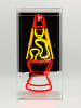 LOCOMOCEAN Led-lichtbox ''Lava Lamp'' rood/geel - (B)19 x (H)38 x (D)10,5 cm