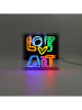 LOCOMOCEAN Lampa LED "Love Art" w różnych kolorach - 25 x 25 x 10,5 cm
