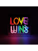 LOCOMOCEAN Lampa LED "Love Wins" w różnych kolorach - 25 x 25 x 10,5 cm