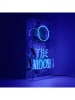 LOCOMOCEAN Led-lichtbox ''The Moon Tarot'' blauw - (B)19 x (H)38 x (D)10,5 cm