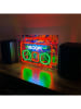 LOCOMOCEAN LED-Leuchtbox ''Boom Box'' in Bunt - (B)40 x (H)30 x (T)10,5 cm