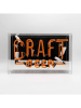 LOCOMOCEAN Lampa LED "Craft Beer" w kolorze pomarańczowym - 38 x 24 x 10,5 cm
