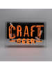 LOCOMOCEAN LED-Leuchtbox ''Craft Beer'' in Orange - (B)38 x (H)24 x (T)10,5 cm