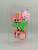 LOCOMOCEAN Lampa neonowa "Flowers in Pot" w różnych kolorach - 30 x 40 x 10,5 cm
