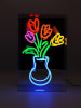 LOCOMOCEAN Led-lichtbox ''Tulips'' meerkleurig - (B)24 x (H)28 x (D)10,5 cm