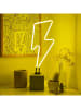 LOCOMOCEAN LED-Dekoleuchte ''Lightning Bolt'' in Gelb - (B)16 x (H)45 x (T)9 cm