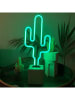 LOCOMOCEAN LED-Dekoleuchte ''Cactus'' in Grün - (B)18 x (H)41 x (T)9 cm