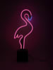LOCOMOCEAN Led-decolamp ''Flamingo'' roze - (B)16 x (H)45 x (D)9 cm