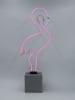 LOCOMOCEAN Dekoracyjna lampa LED "Flamingo" w kolorze różowym - 16 x 45 x 9 cm