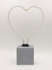 LOCOMOCEAN LED-Dekoleuchte ''Heart'' in Pink - (B)20 x (H)31 x (T)9 cm