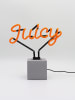 LOCOMOCEAN LED-Dekoleuchte ''Juicy'' in Orange - (B)26 x (H)26 x (T)9 cm