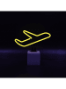 LOCOMOCEAN LED-Dekoleuchte ''Plane'' in Gelb - (B)26 x (H)23 x (T)9 cm