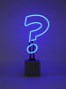 LOCOMOCEAN Led-decolamp ''Question Mark'' blauw - (B)16 x (H)35 x (D)9 cm