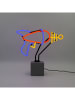 LOCOMOCEAN Led-decolamp ''Ray Gun'' blauw/rood/geel - (B)28 x (H)27 x (D)9 cm
