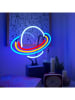 LOCOMOCEAN Led-decolamp ''Saturn'' meerkleurig - (B)31 x (H)24 x (D)9 cm
